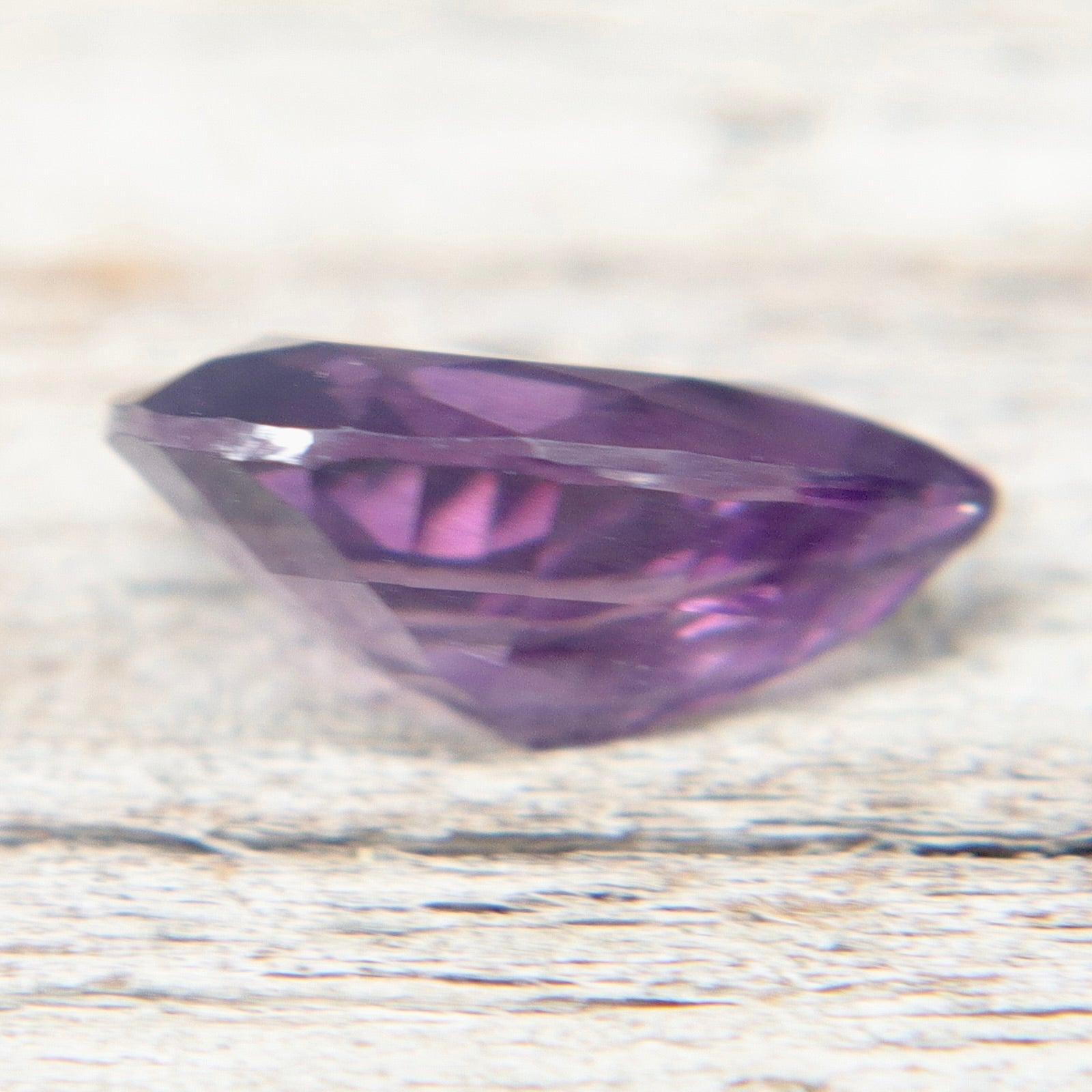 Natural Purple Spinel 1.60 Carat Pear Cut | Untreated Ceylon Earth - Sourced Loose Gemstone - Sapphirepal