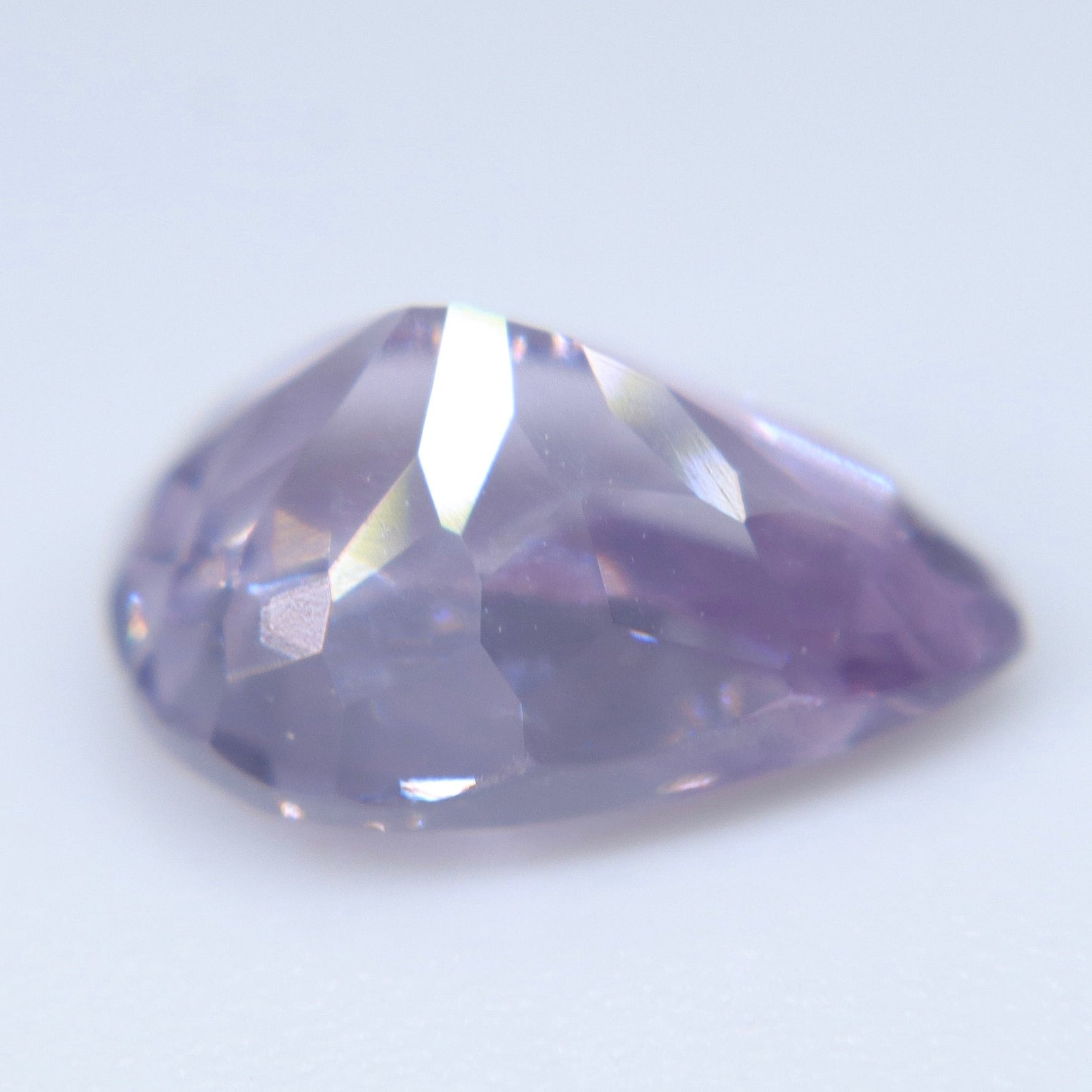 Natural Purple Spinel 2.00 Carat Pear Cut Ceylon Loose Gemstone - Sapphirepal