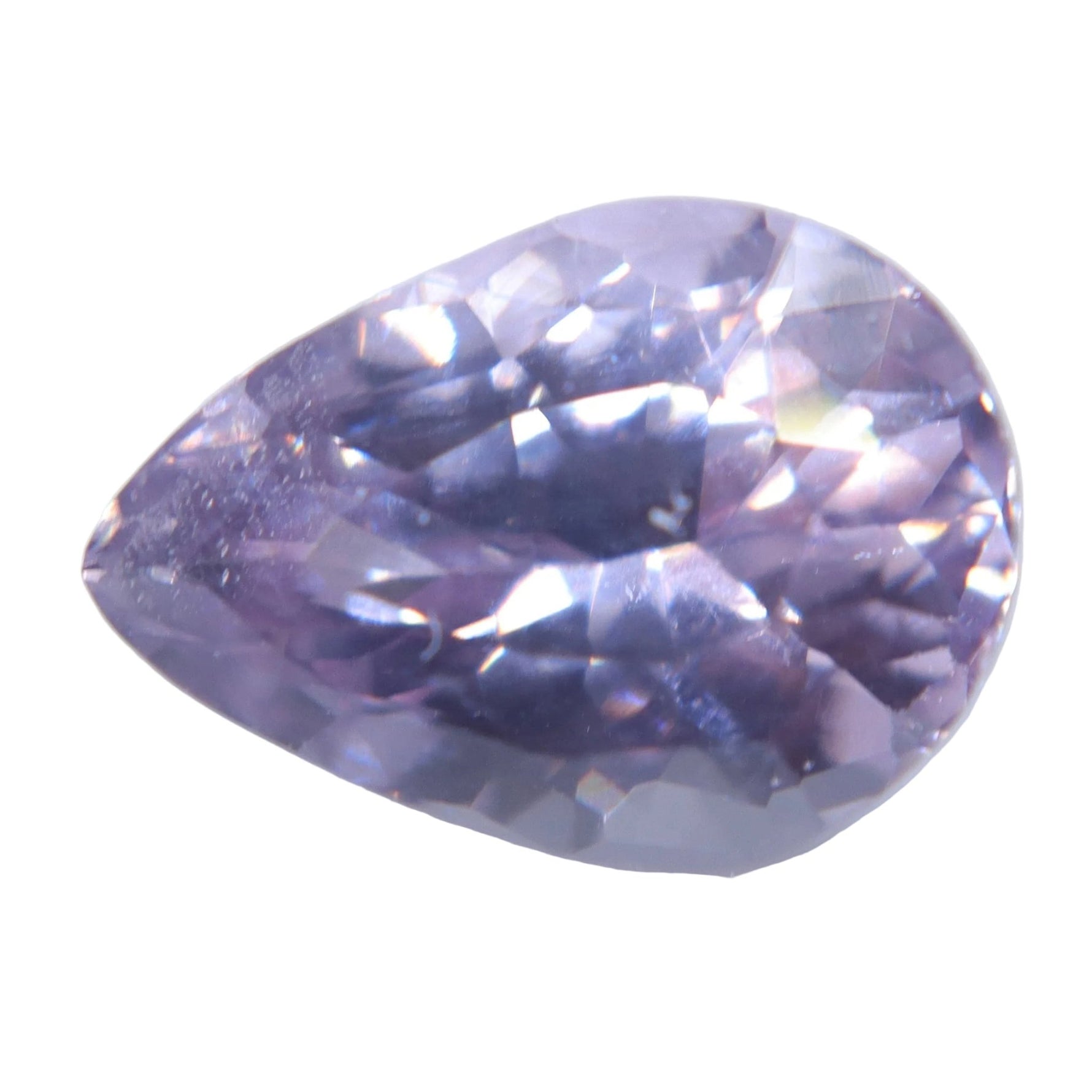 Natural Purple Spinel 2.00 Carat Pear Cut Ceylon Loose Gemstone - Sapphirepal
