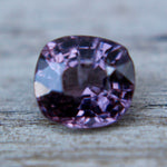 Natural purple spinel side profile showing approximately 4.20 mm depth
