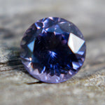 Round cut purple spinel natural gemstone for fine jewelry