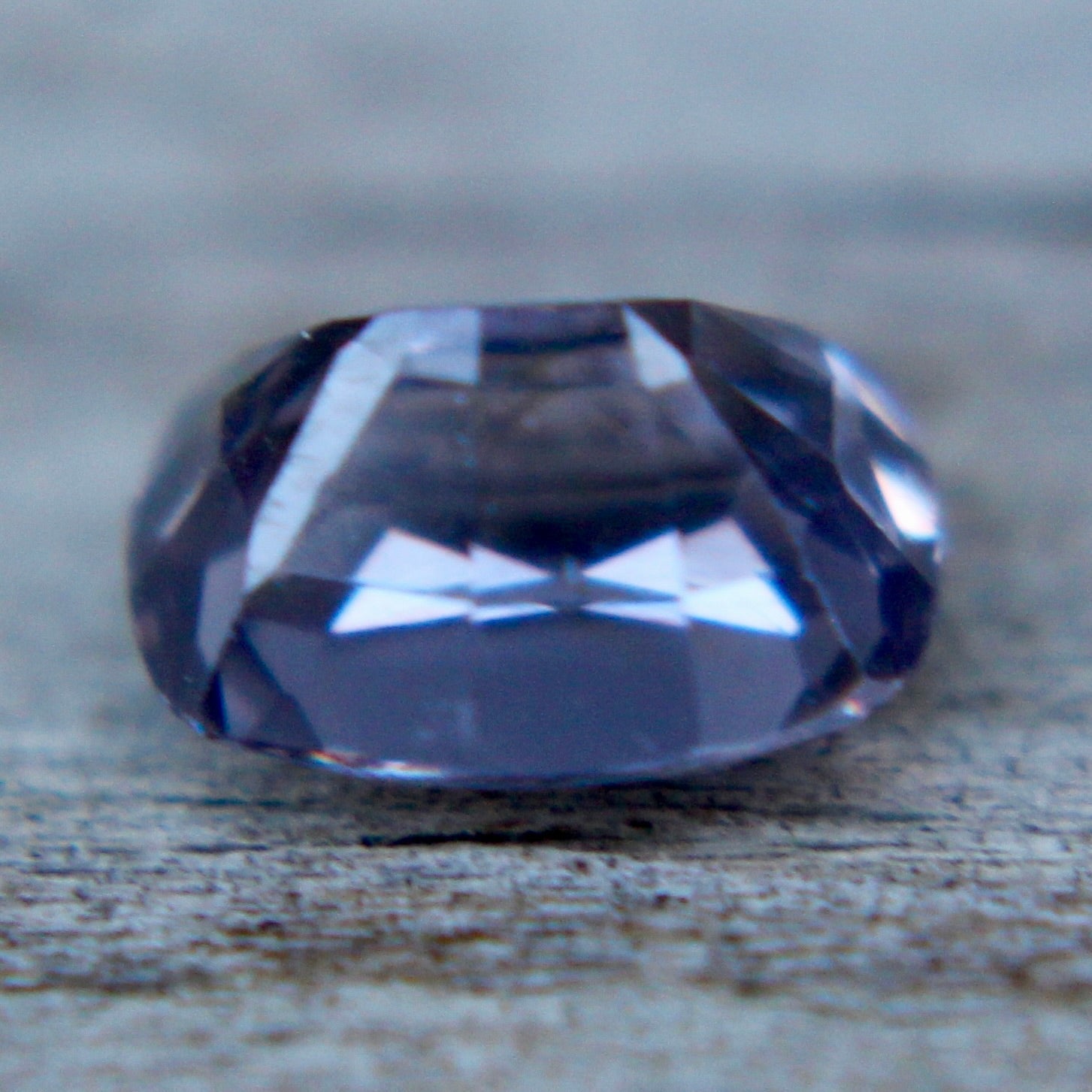 Ceylon purple spinel 6.55×5.01×3.96 mm, cushion faceted stone for fine jewelry