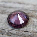 Ceylon purple spinel 5.92 mm – brilliant round cut gemstone for fine jewelry