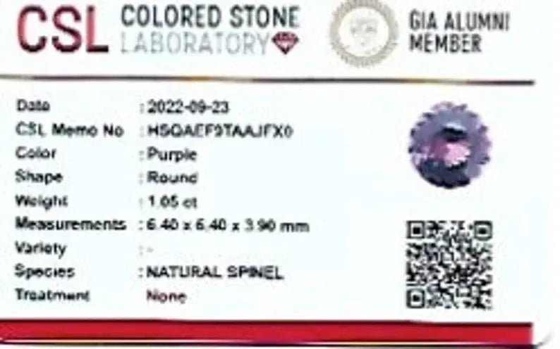 Natural Purple Spinel - Sapphirepal