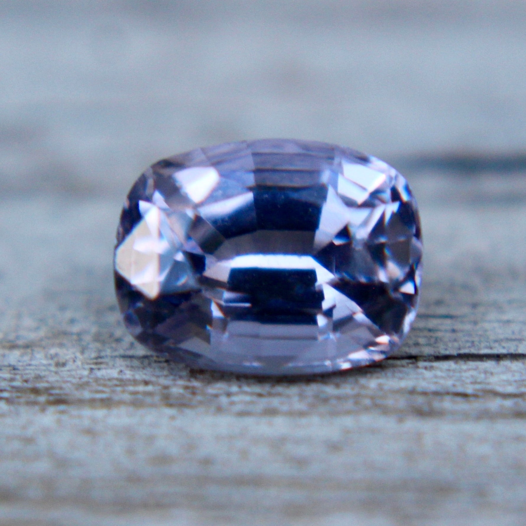 Earth-sourced purple spinel, cushion cut, ideal for bespoke engagement rings