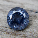 Ethically sourced 1.38ct purple spinel with brilliant round faceting