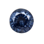 1.38 carat natural purple spinel round cut loose gemstone from Ceylon