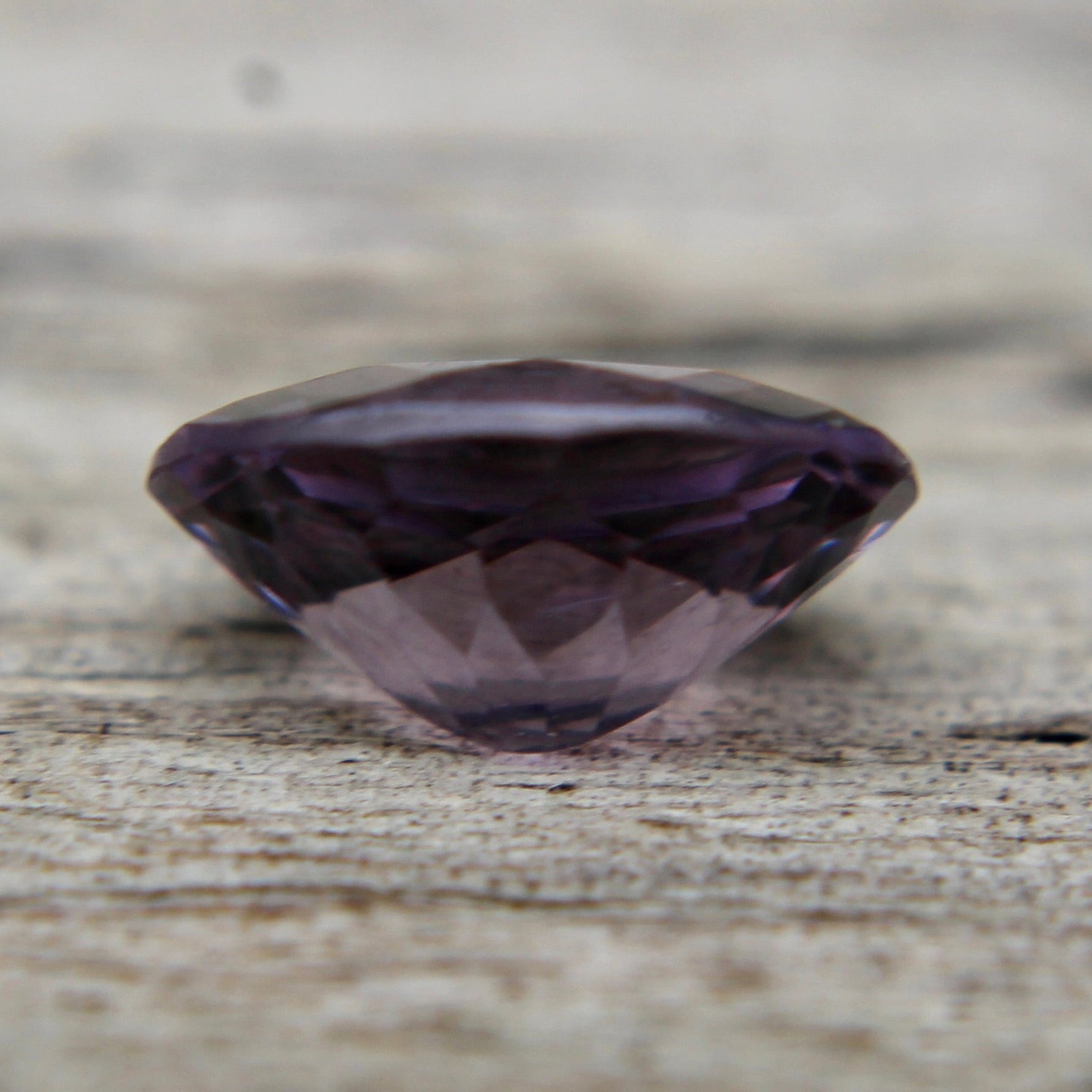 Loose purple spinel for engagement ring – oval cut