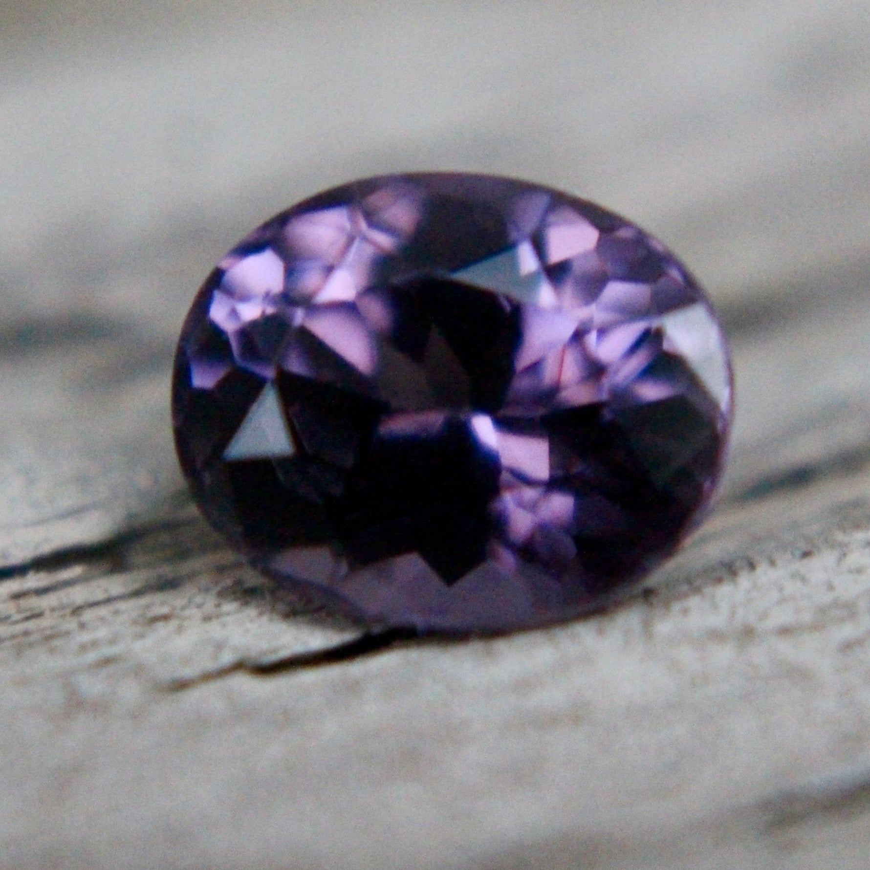 Loose purple spinel for engagement ring and custom fine jewelry setting