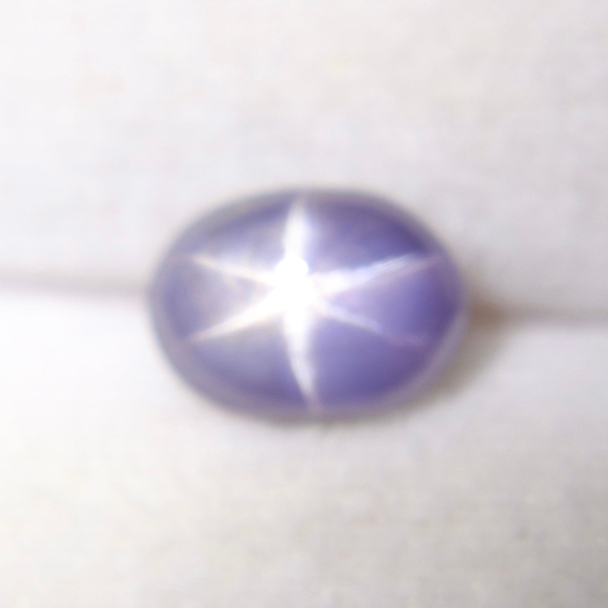 Natural Purple Star Sapphire 1.90ct Oval Cabochon Ceylon Unheated - Sapphirepal