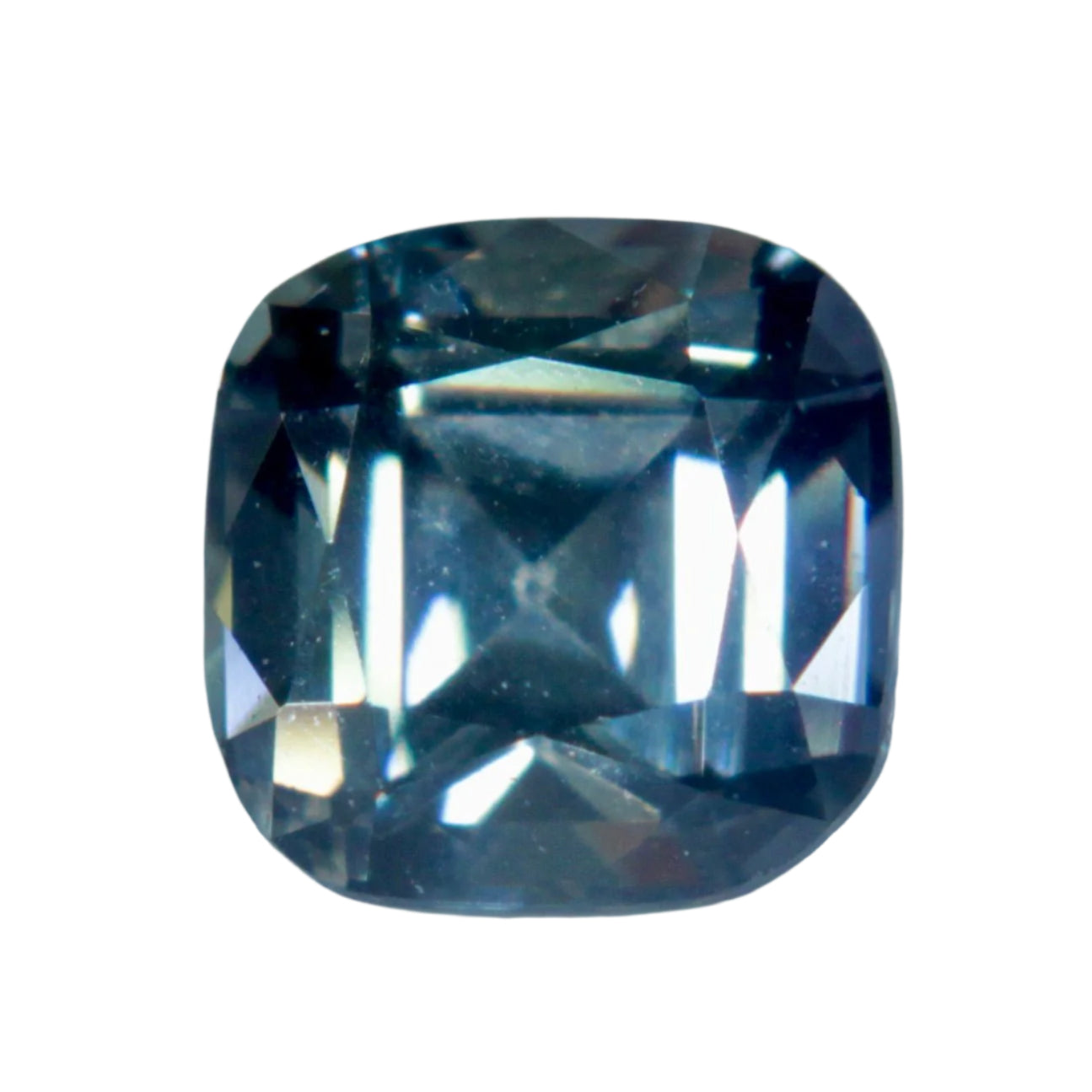 0.67 Carat Cushion Cut Natural Purplish Green Sapphire – Unheated Ceylon Gemstone