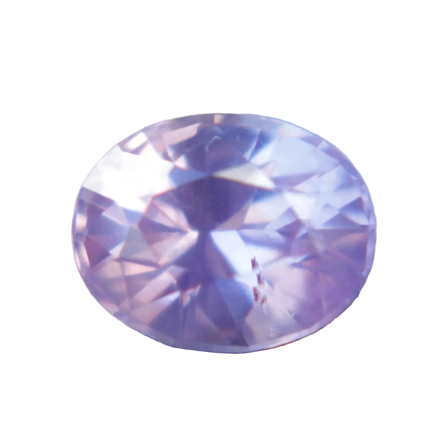 Natural purplish pink sapphire 0.96 carat oval cut from Ceylon