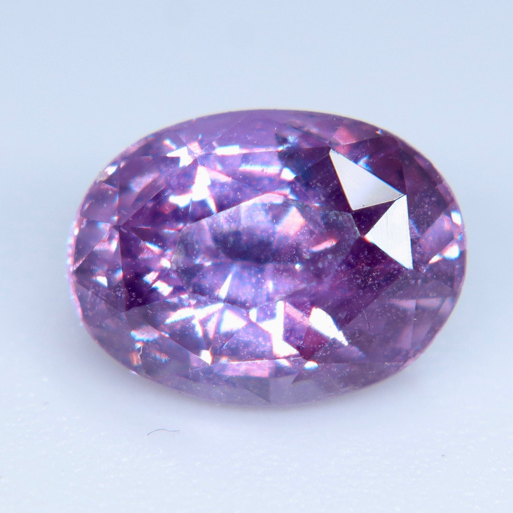 Natural Purplish Pink Sapphire 1.63 Carat Oval Cut – Unheated Ceylon - Sapphirepal