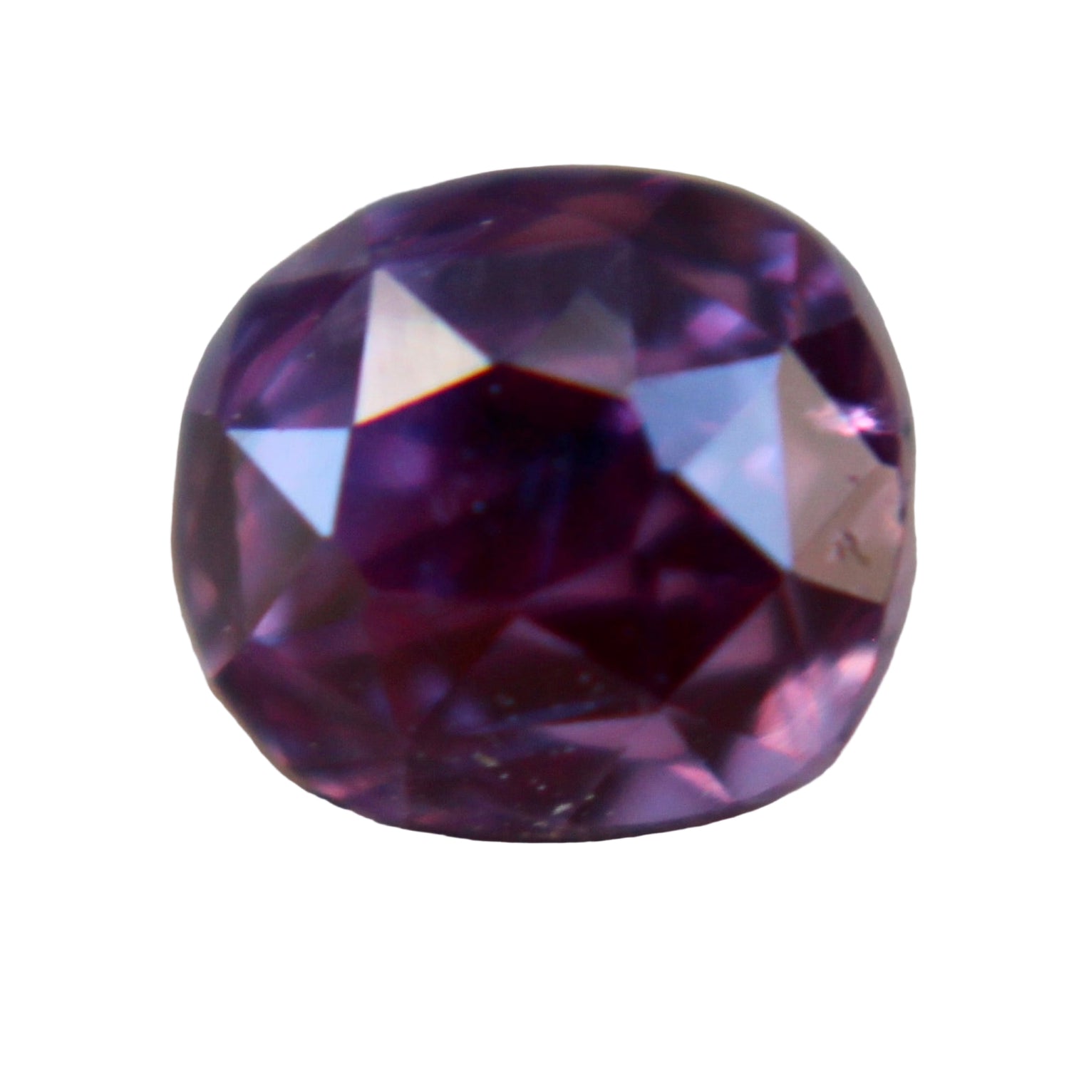 1.20 carat natural purplish pink sapphire cushion cut loose gemstone from Ceylon