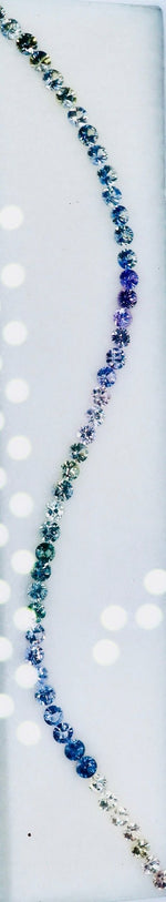 Natural Rainbow Sapphire Parcel – 6.00ct VVS Round Cut | Ideal for Tennis Bracelets & Custom Necklaces - Sapphirepal