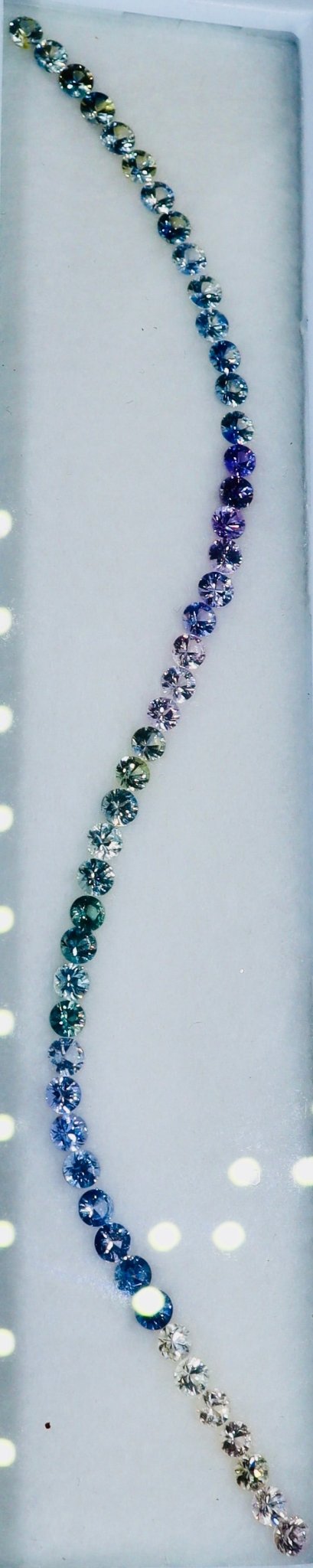 Natural Rainbow Sapphire Parcel – 6.00ct VVS Round Cut | Ideal for Tennis Bracelets & Custom Necklaces - Sapphirepal