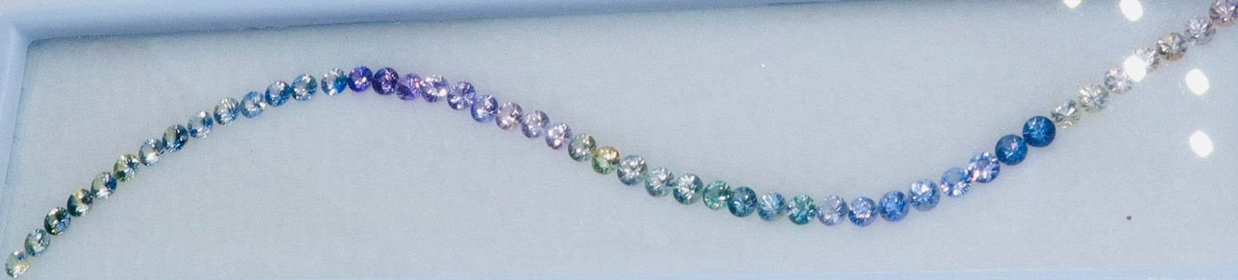 Natural Rainbow Sapphire Parcel – 6.00ct VVS Round Cut | Ideal for Tennis Bracelets & Custom Necklaces - Sapphirepal