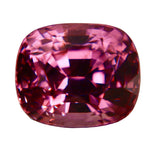 Natural raspberry pink spinel 3.61 ct cushion cut loose gemstone from Ceylon