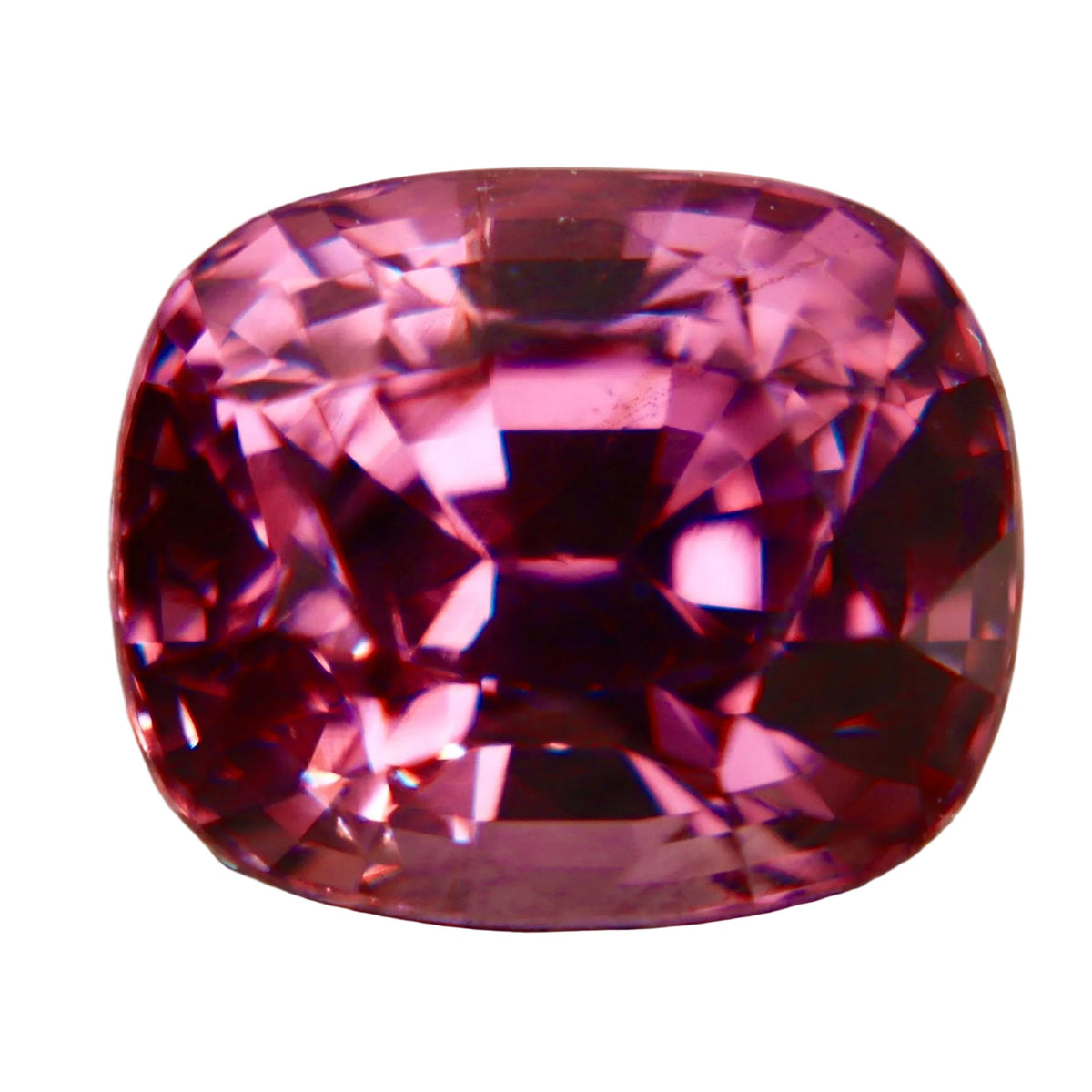 Natural Raspberry Pink Spinel 3.61 ct Cushion Cut Loose Gemstone from Ceylon - Sapphirepal