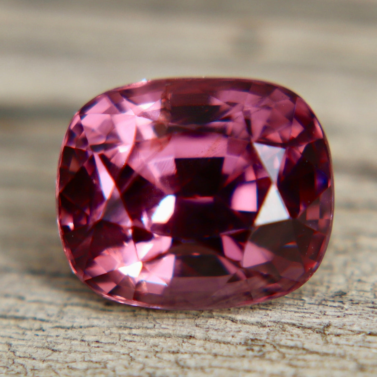 Natural Raspberry Pink Spinel 3.61 ct Cushion Cut Loose Gemstone from Ceylon - Sapphirepal