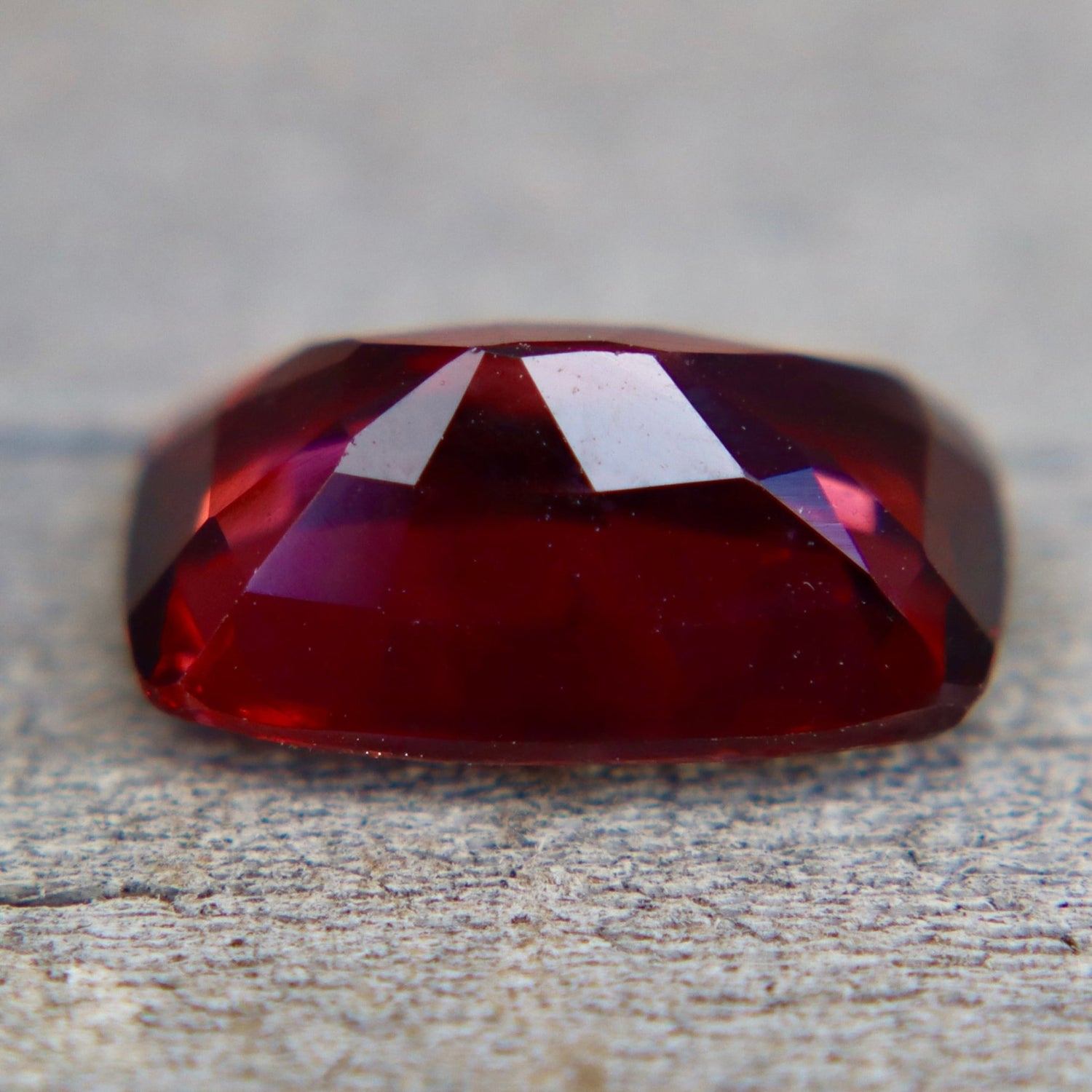 Natural Red Garnet 3.60 Carat Cushion Cut VVS Loose Gemstone | Sapphire Pal Australia - Sapphirepal