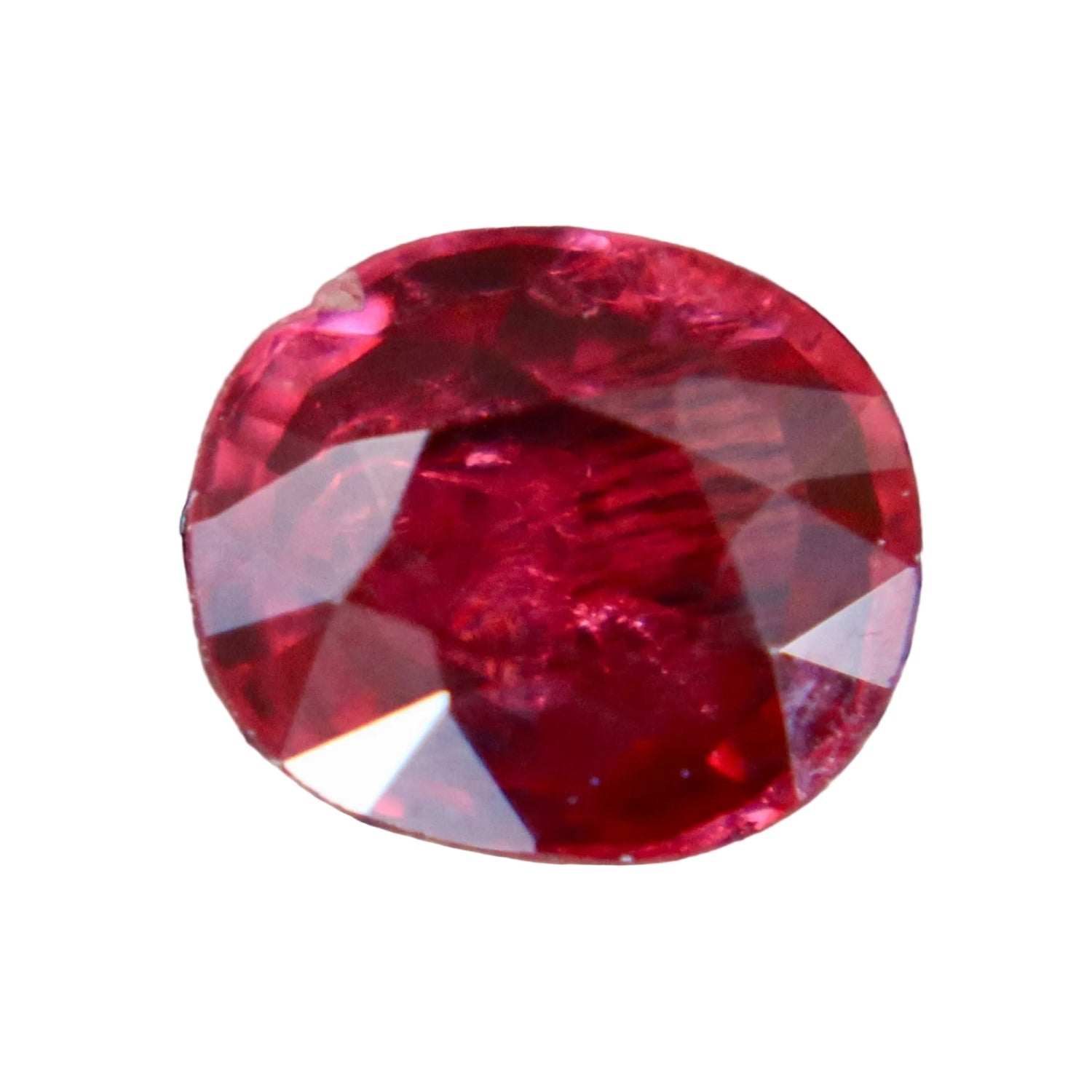 Natural Red Spinel 1.00 Carat Oval Cut Untreated Loose Gemstone from Ceylon - Sapphirepal
