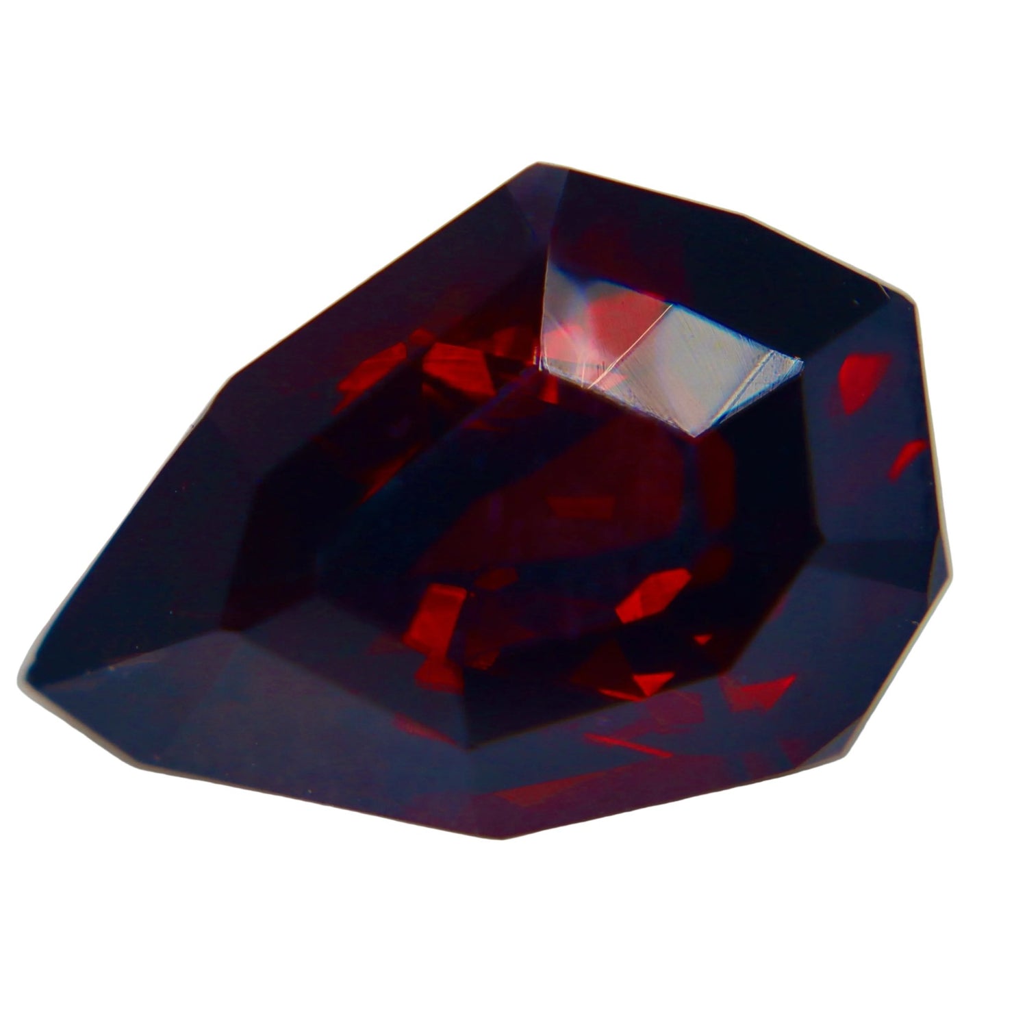 Natural Rhodolite Garnet 11.62 Carat Freeform Cut Loose Gemstone from Ceylon - Sapphirepal