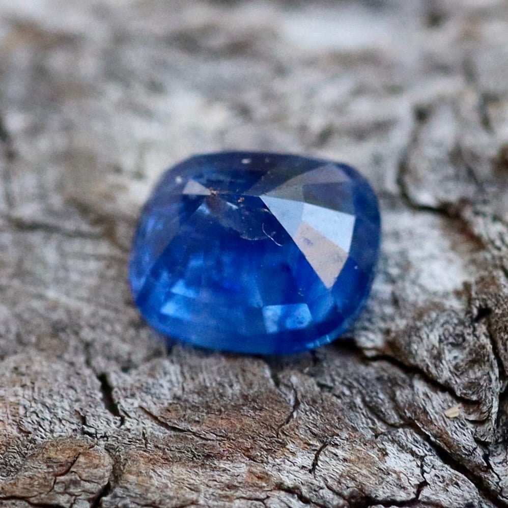Natural Royal Blue Sapphire – 0.90 Carat Cushion Cut | Ceylon Origin - Sapphirepal