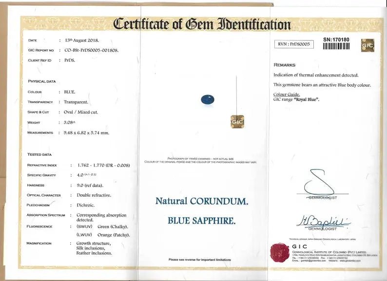 Natural Royal Blue Sapphire - Sapphirepal