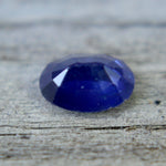 Royal blue oval sapphire gemstone 5.7x4.08mm earth sourced from Sri Lanka