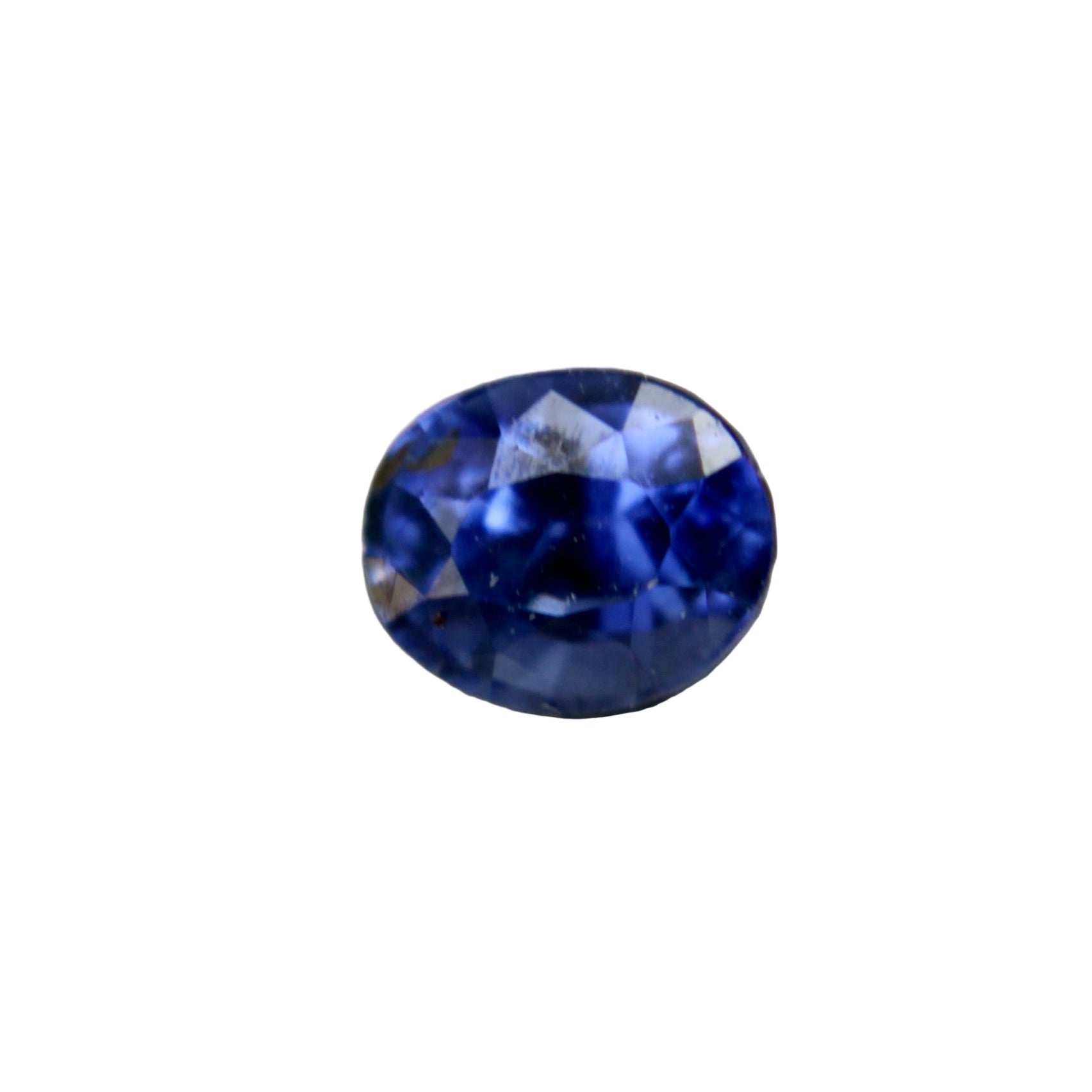 0.50ct natural royal blue sapphire oval cut Ceylon gemstone