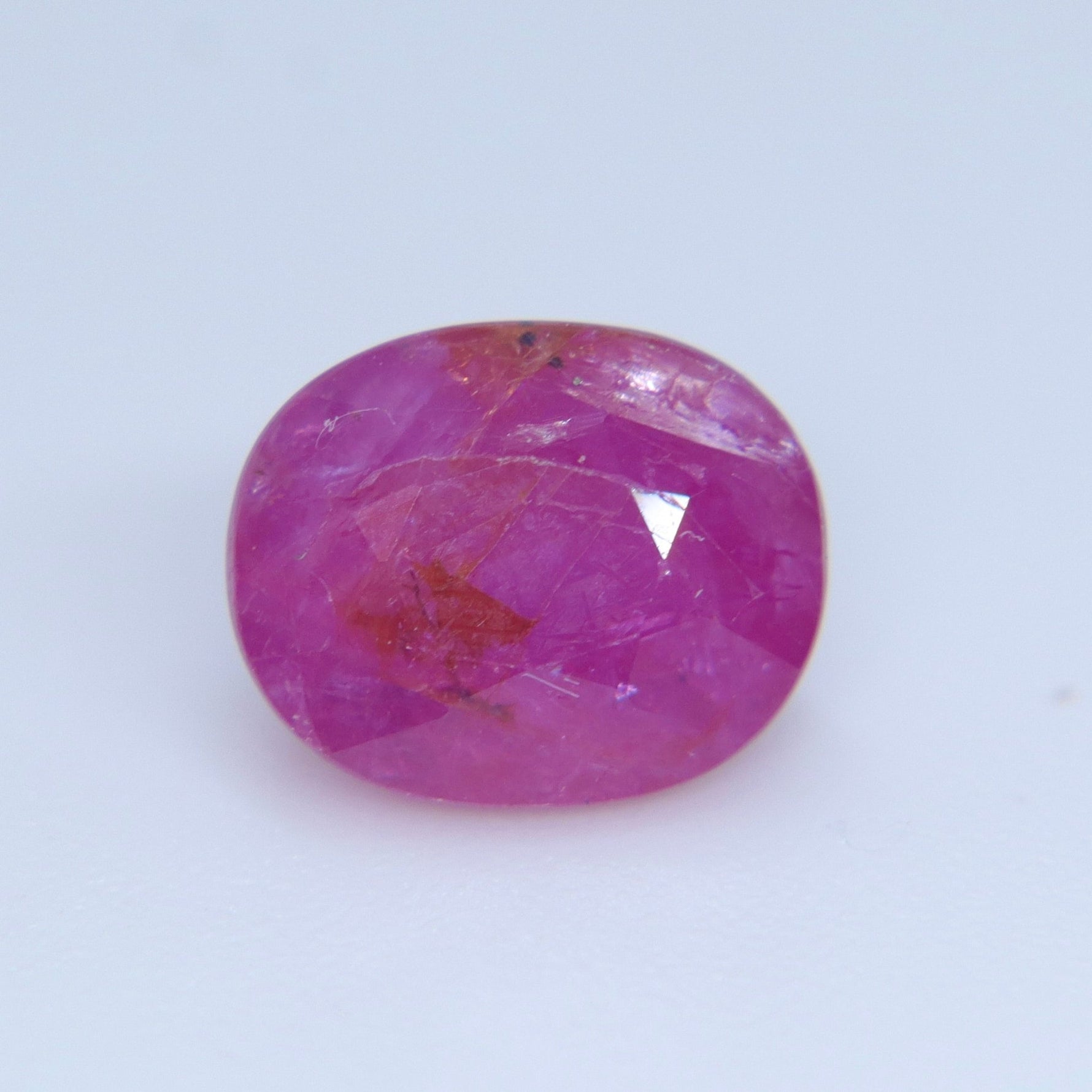 Natural Ruby 2.11ct Oval Cut Unheated Ceylon Loose Gemstone - Sapphirepal