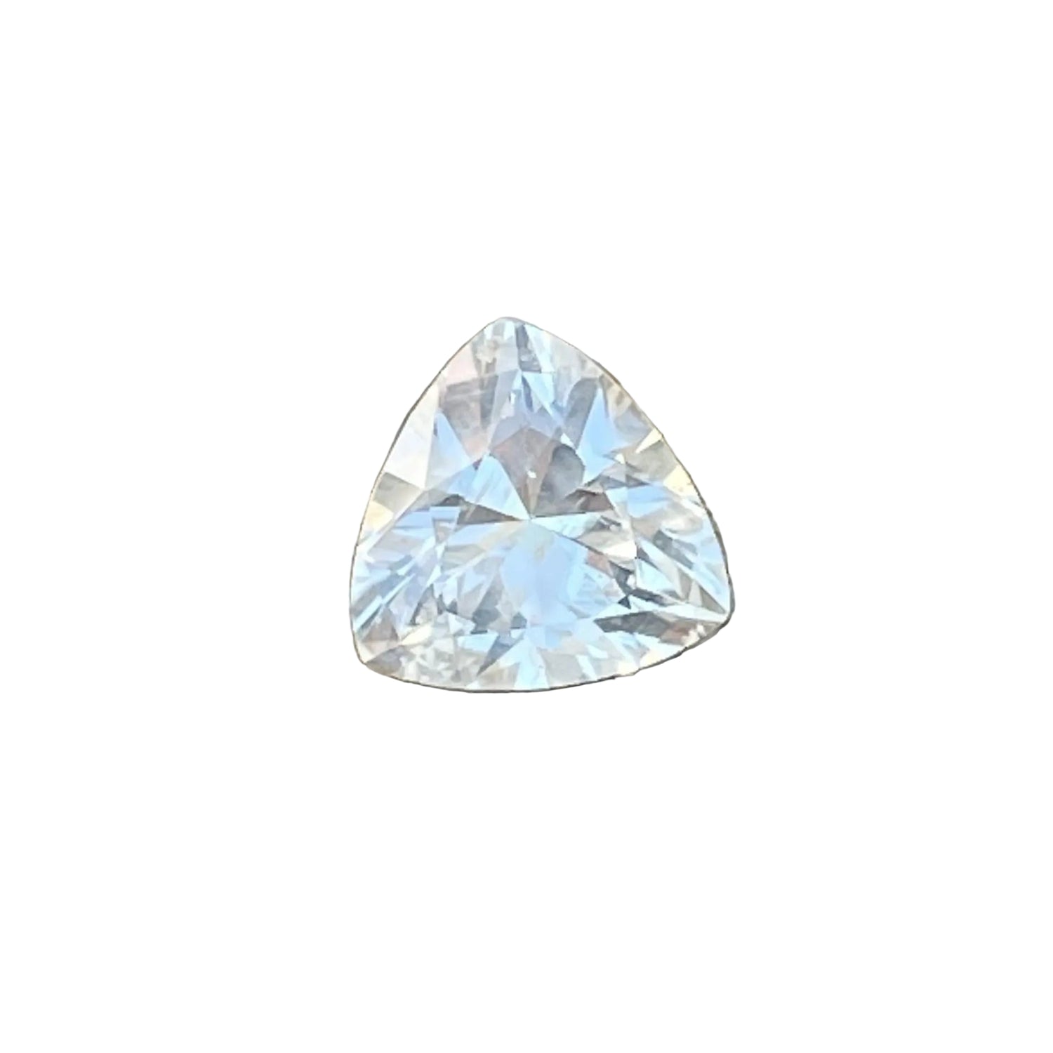 0.94 ct Natural Sapphire with yellow tint, Trillion Cut, Ceylon origin, VVS clarity, unheated untreated – Sapphire Pal