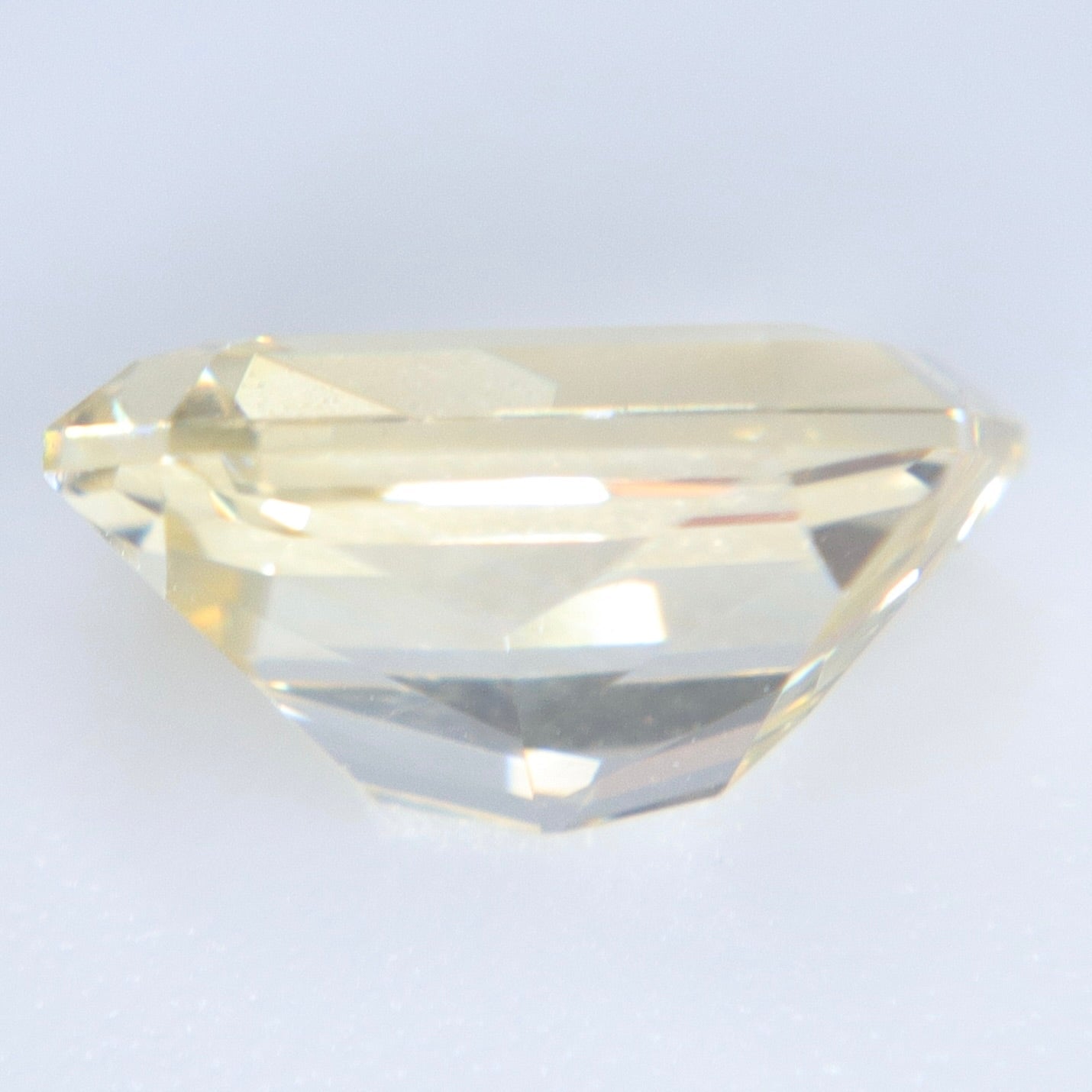 Natural Soft Yellow Sapphire 1.47 Carat Emerald Cut from Ceylon - Sapphirepal