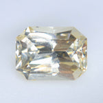 Natural Soft Yellow Sapphire 1.47 Carat Emerald Cut from Ceylon - Sapphirepal