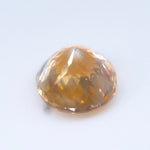 Natural Sunset Sapphire 0.60 Carat – Round Cut Unheated Ceylon Gemstone - Sapphirepal