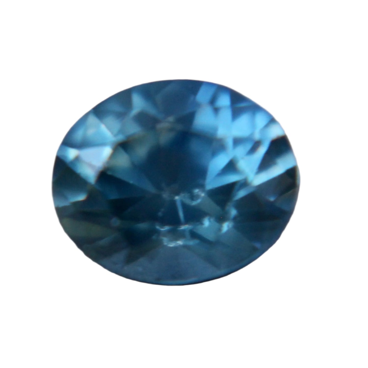 1.12 Carat Natural Teal Blue Sapphire | Oval Cut | Madagascar Gemstone - Sapphire pal