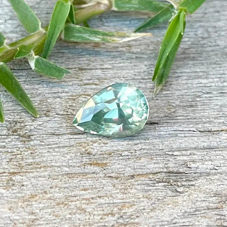 Natural Teal Green Sapphire - Sapphirepal