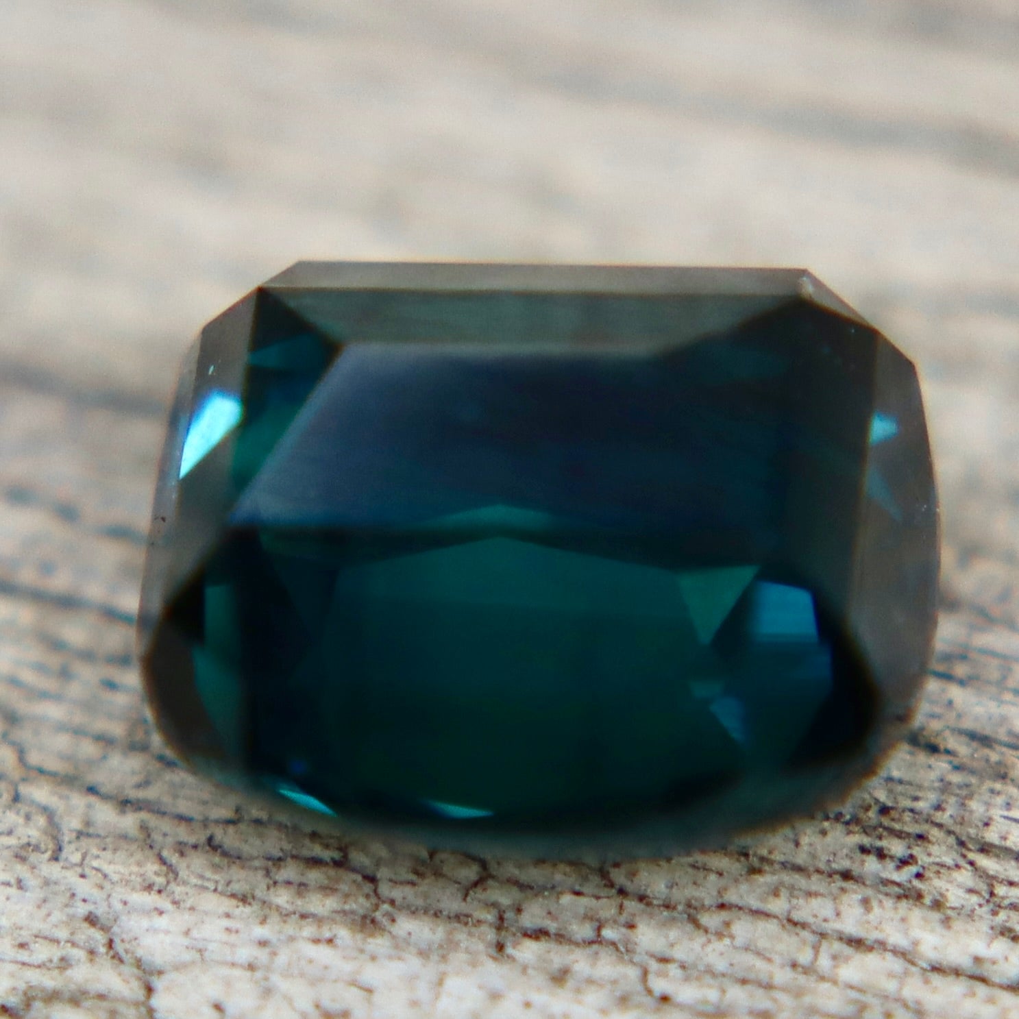 Natural Teal Madagascar Sapphire 2.12 ct Cushion Cut Loose Gemstone - Sapphirepal