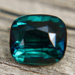 Natural Teal Madagascar Sapphire 2.12 ct Cushion Cut Loose Gemstone - Sapphirepal