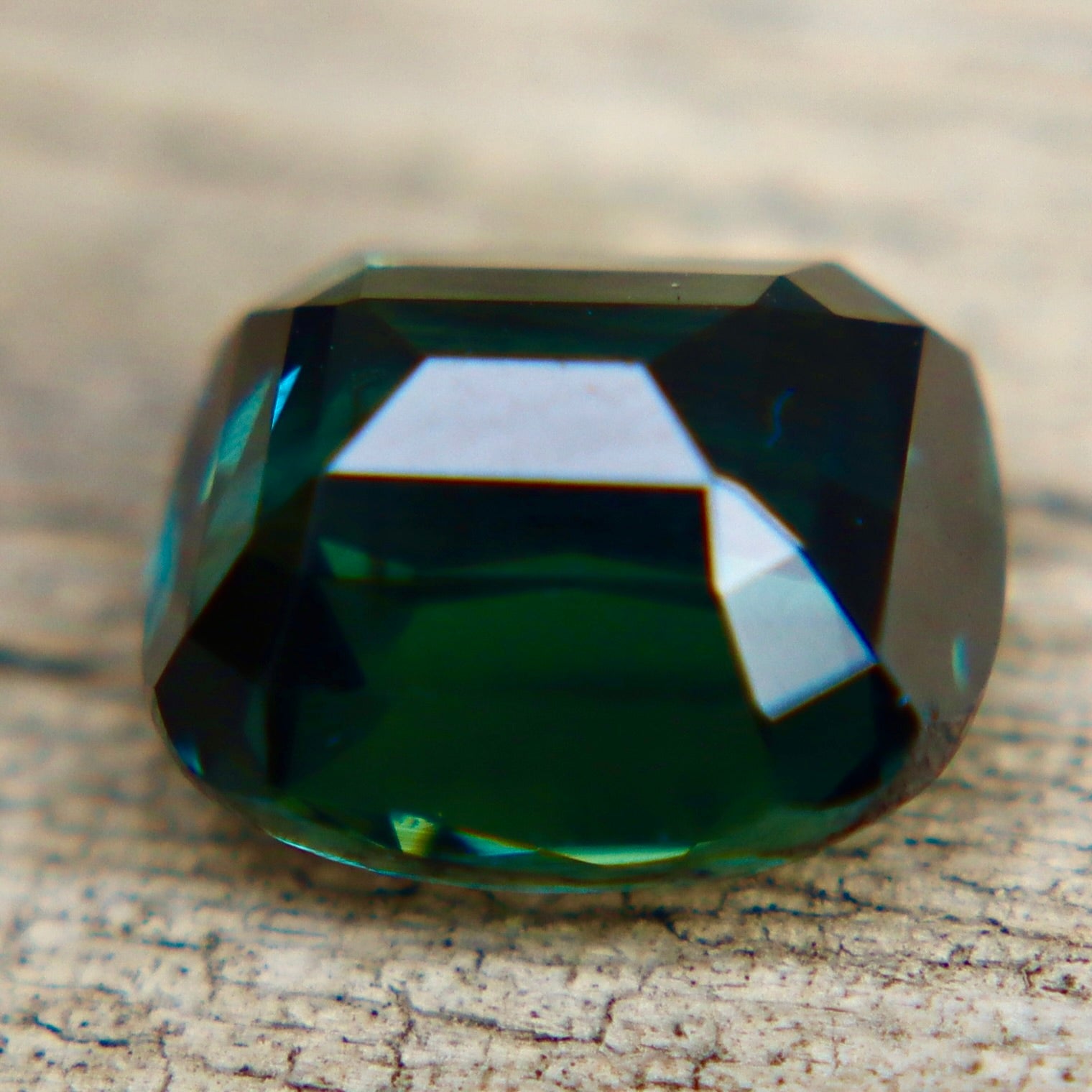 Natural Teal Madagascar Sapphire 2.15 ct Cushion Cut Loose Gemstone - Sapphirepal