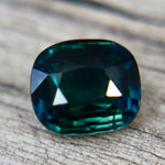 Natural Teal Madagascar Sapphire 2.15 ct Cushion Cut Loose Gemstone - Sapphirepal