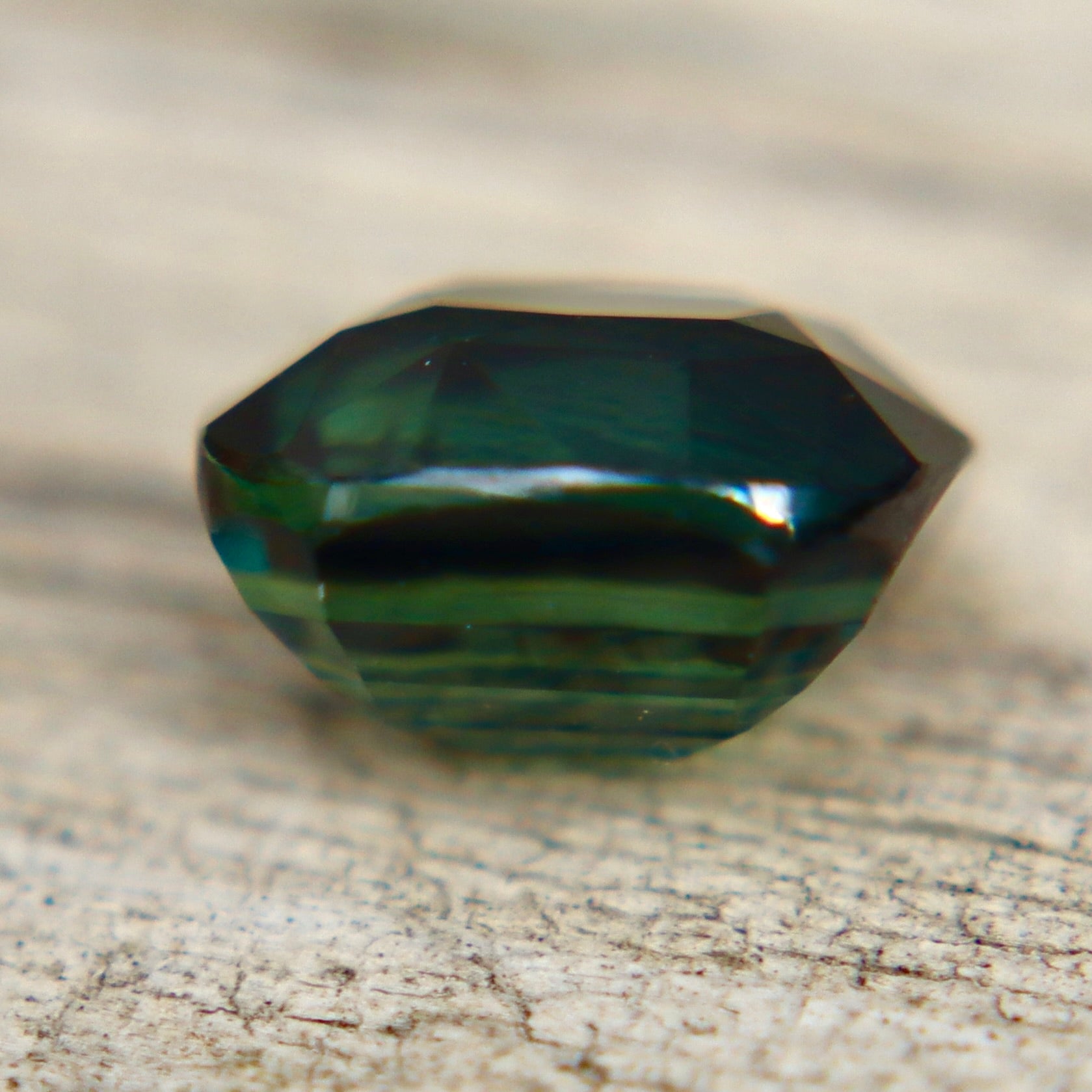 Natural Teal Madagascar Sapphire 2.15 ct Cushion Cut Loose Gemstone - Sapphirepal