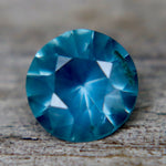 Natural Teal Sapphire 0.72ct Round Cut – Earth Sourced Madagascan Sapphire Gemstone - Sapphirepal