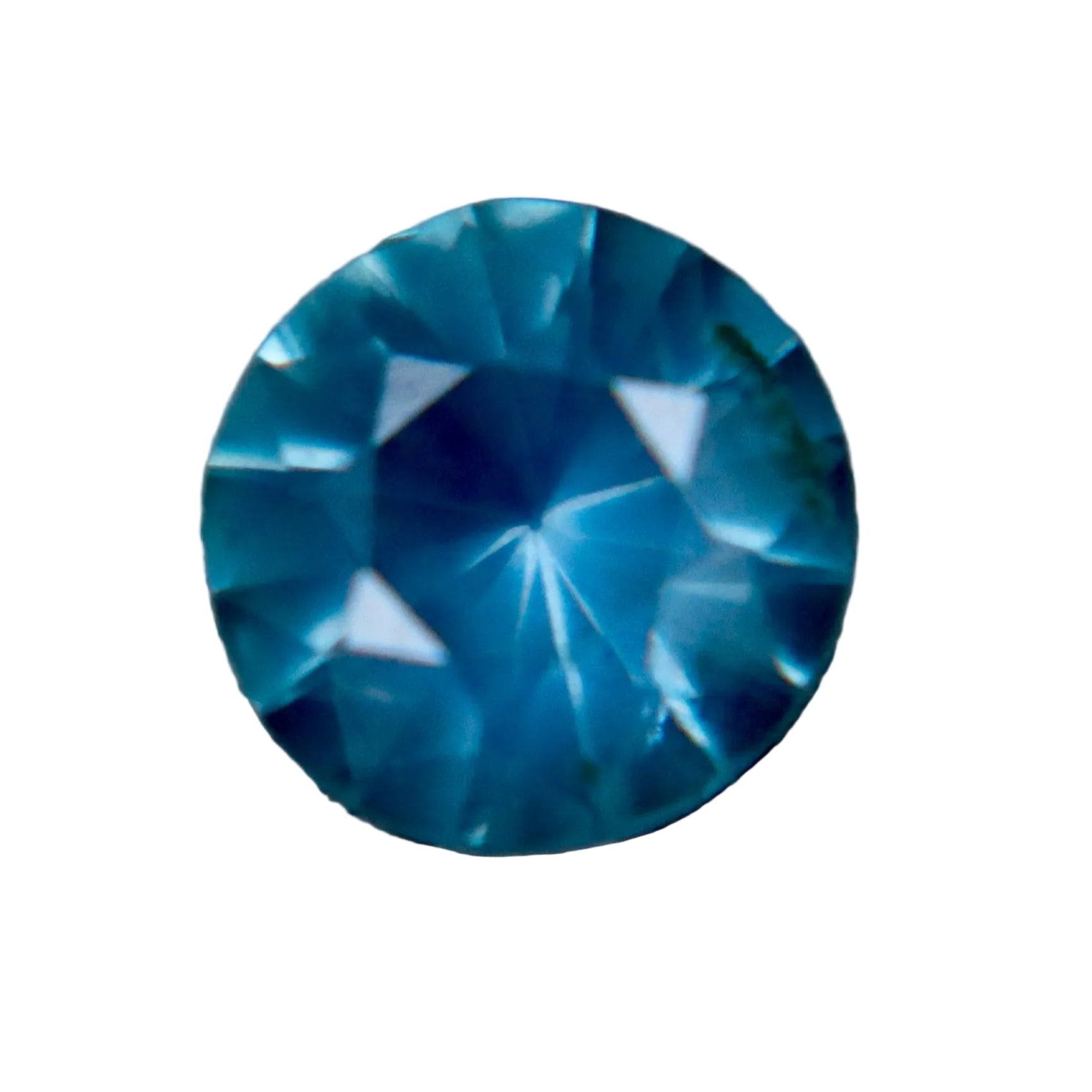Natural Teal Sapphire 0.72ct Round Cut – Earth Sourced Madagascan Sapphire Gemstone - Sapphirepal