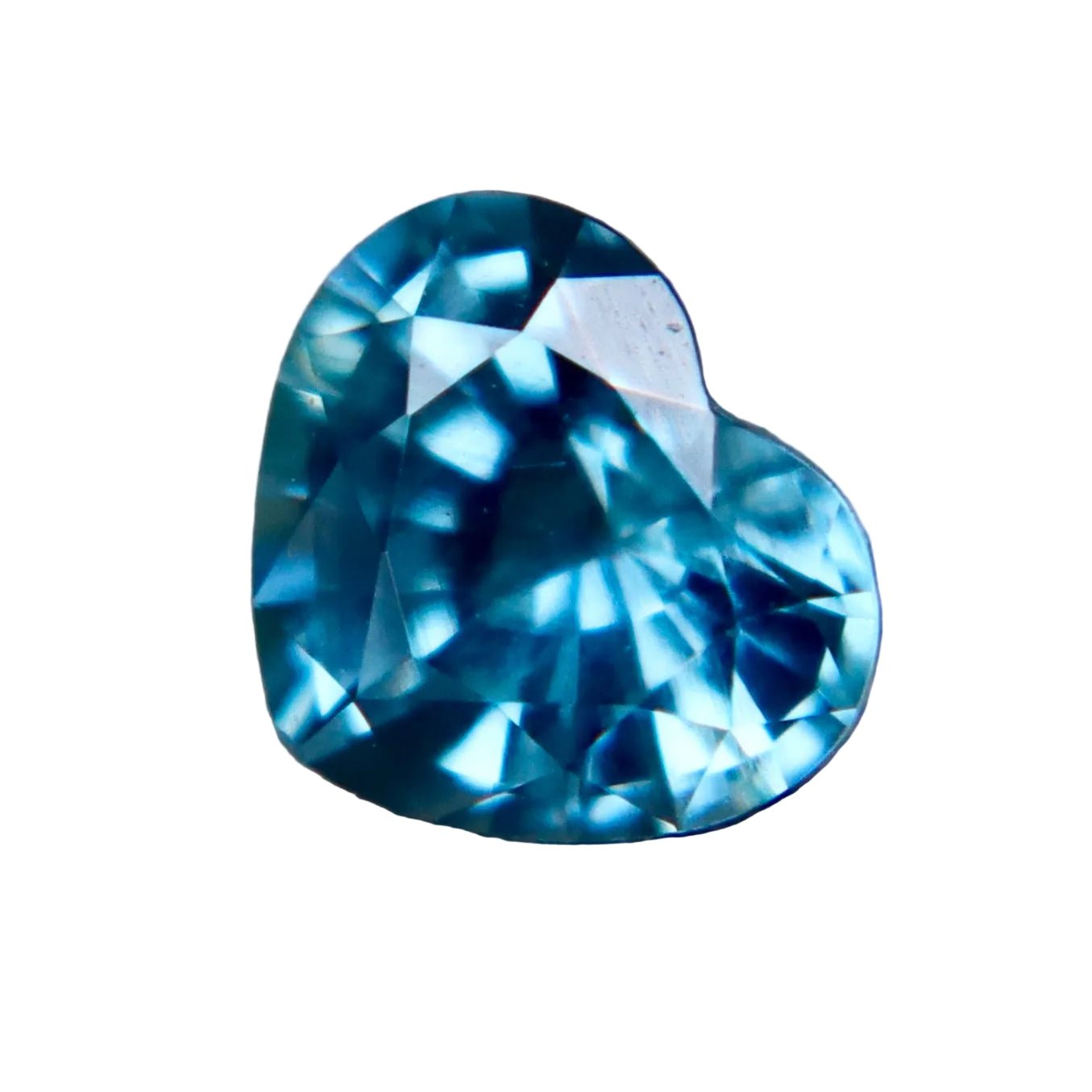 Natural Teal Sapphire 0.81ct Heart Cut – Madagascar VS | Earth Sourced Love Stone - Sapphirepal