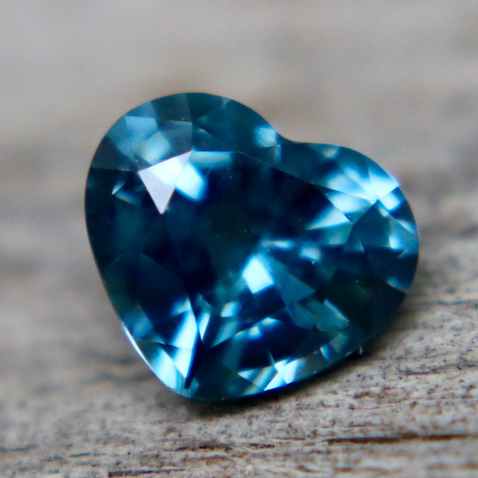 Natural Teal Sapphire 0.81ct Heart Cut – Madagascar VS | Earth Sourced Love Stone - Sapphirepal
