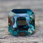 Natural Teal Sapphire 1 Carat Octagonal Emerald Cut Madagascar Sapphire - Sapphirepal