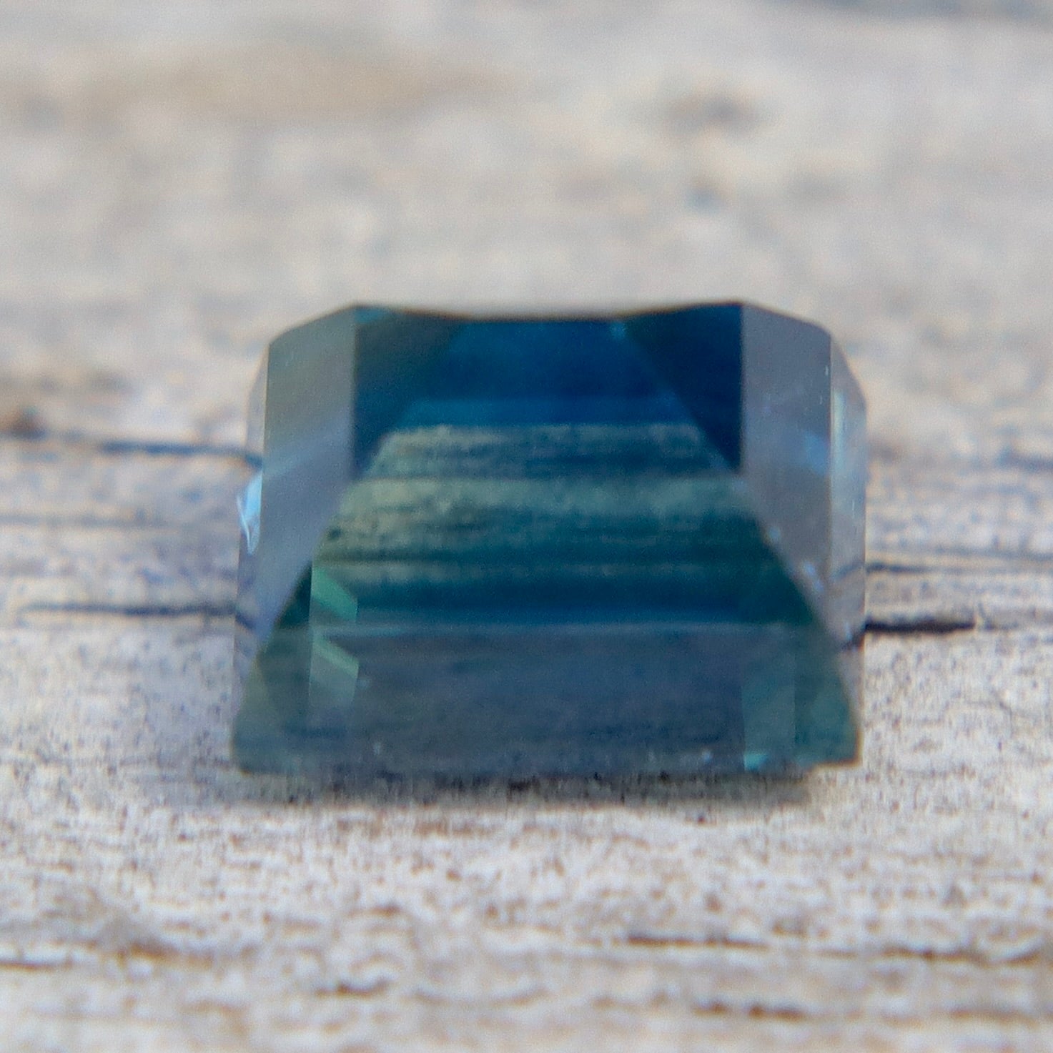 Natural Teal Sapphire 1.02ct Rectangular Step Cut | Certified Heated Sapphire | Sapphire Pal Australia - Sapphirepal
