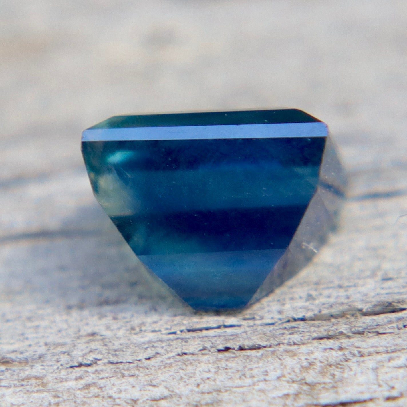Natural Teal Sapphire 1.02ct Rectangular Step Cut | Certified Heated Sapphire | Sapphire Pal Australia - Sapphirepal